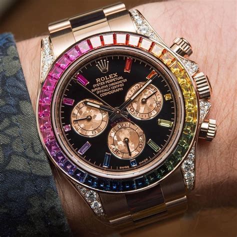 rolex rainbow pubblicità|rolex rainbow diamonds.